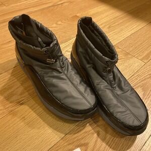 Sporto Women's 12M Waterproof Tracy Booties Gray blackSplit Toe Lined Boots 3541